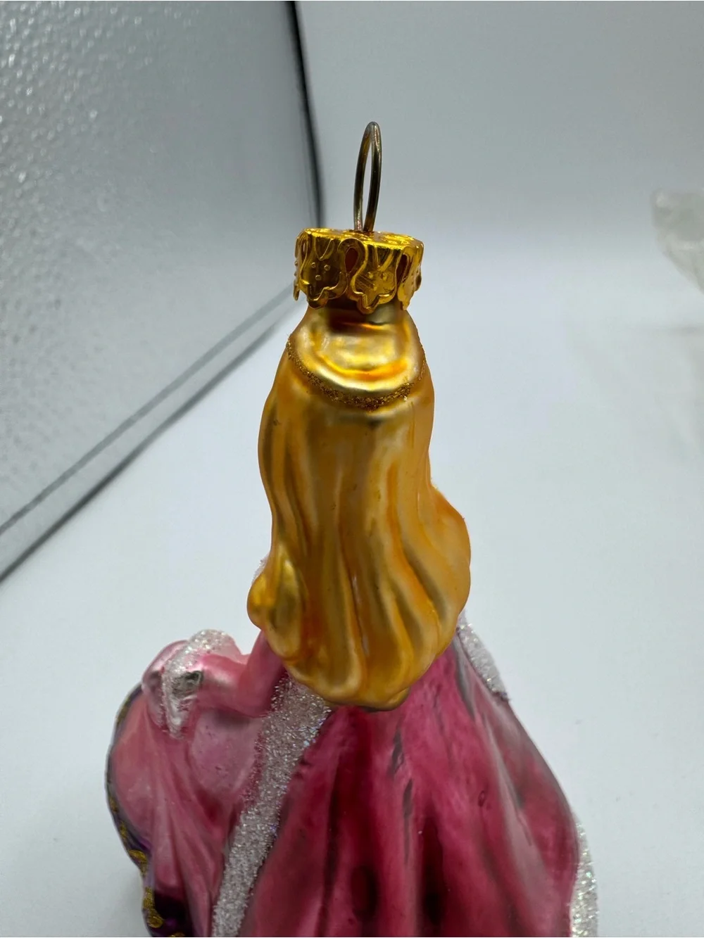Disney Sleeping Beauty Blown Glass Ornament